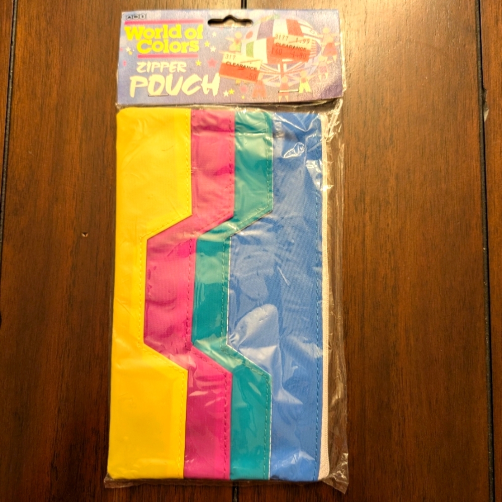 NWT Vintage 1988 Pencil Pouch